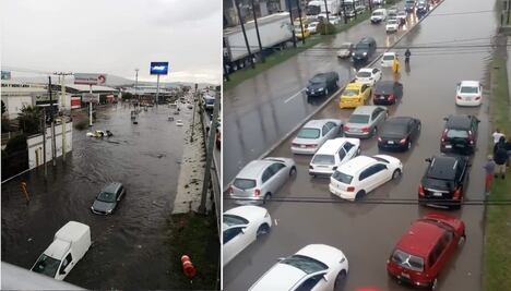 Avenidas se vuelven canales; este es el saldo de la lluvia en Querétaro 