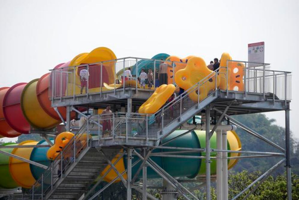 En el parque de diversiones acuático Hurricane Harbor de Six Flags México, en el Centro Vacacional Oaxtepec, se invirtieron hasta 18 millones de dólares (FOTOS: TONY RIVERA. EL UNIVERSAL)