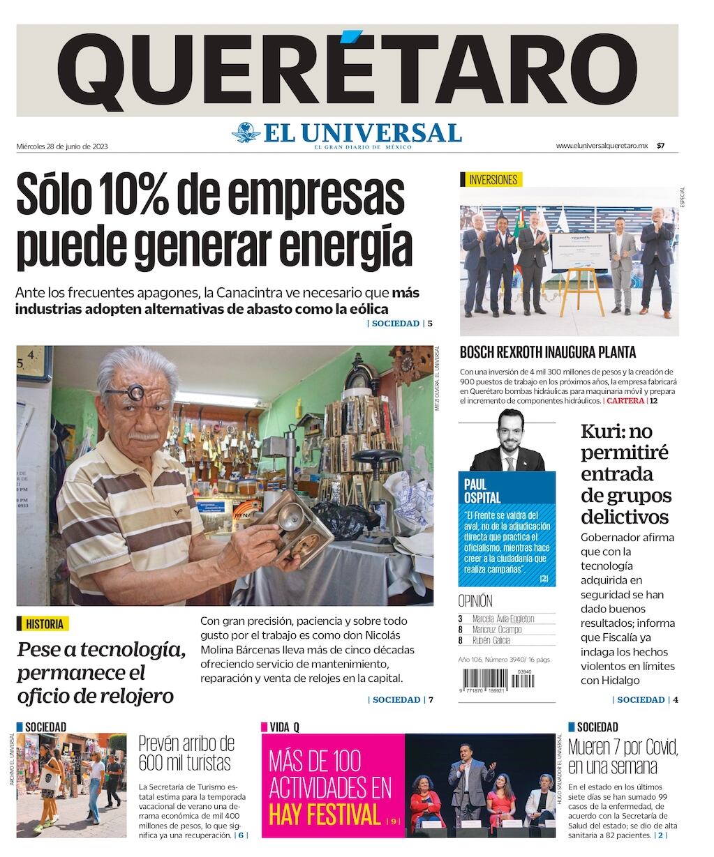 Portada 28 de junio de 2023