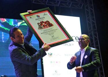 Entrega gobernador distintivo de Pueblo Mágico a Amealco