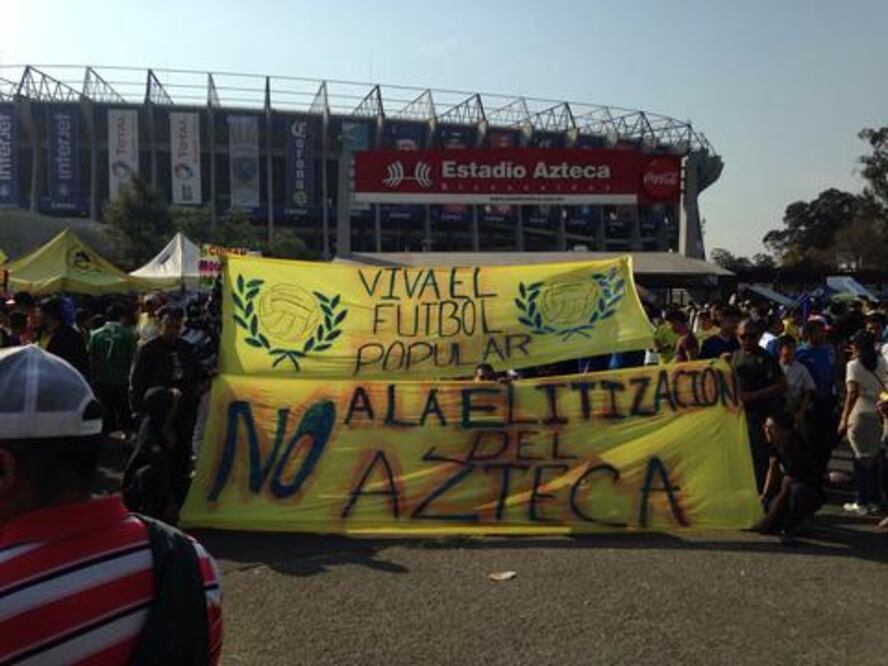 Se oponen a la remodelación del Azteca