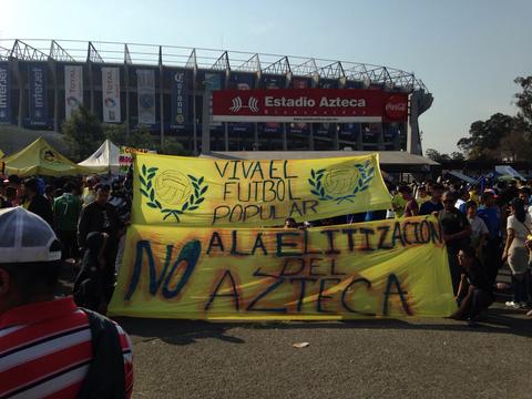 Se oponen a la remodelación del Azteca