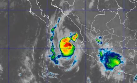 Se formó la depresión tropical Veintiuno-E en el Pacífico sur; huracán Simon se mantiene en categoría 1, sigue en vivo su trayectoria y efectos