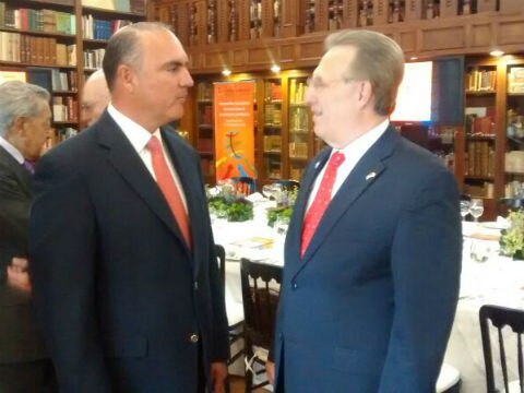 Calzada se reúne con Alemán Velasco