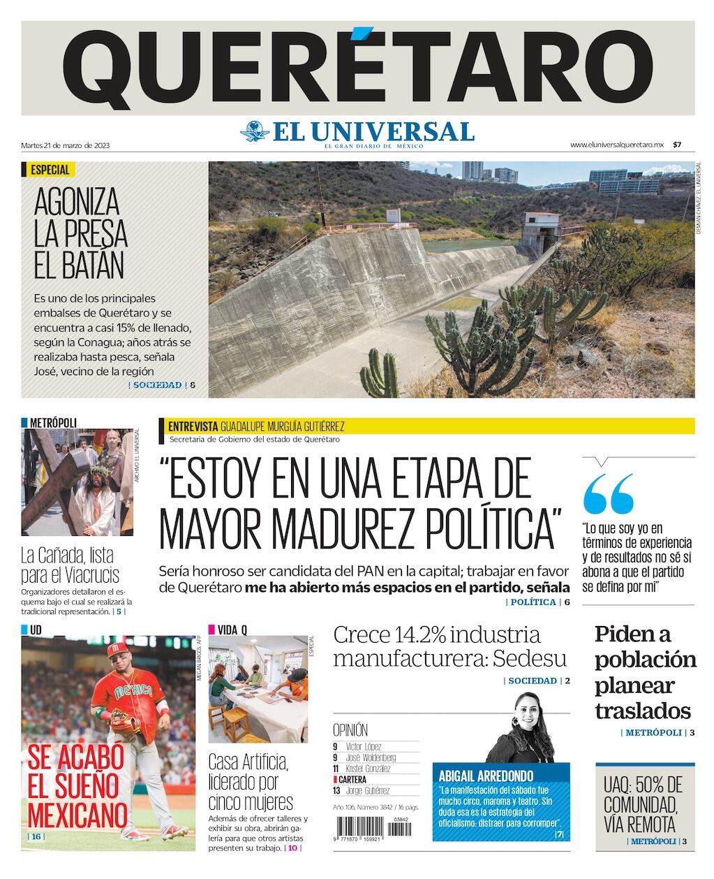 Portada 21 de marzo de 2023
