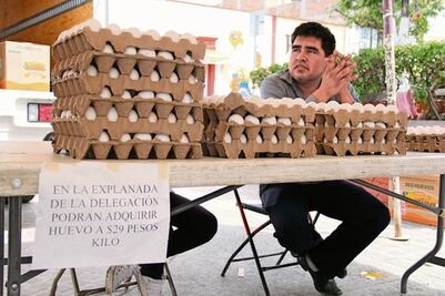 Ofertan 20 mil huevos en programa de apoyo