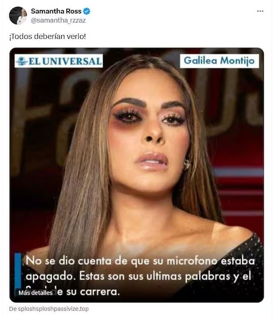 Publicaciones falsas usando la imagen de EL UNIVERSAL / Captura de pantalla