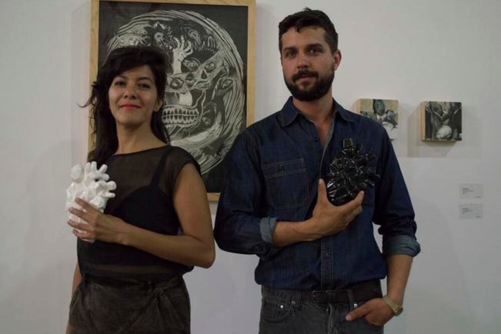 Bianca Peregrina y Miguel Loyola son los directores de Trámite, que este año tendrá dos sedes en la ciudad y suma la participación de más galerías. (FOTOS: MITZI OLVERA. EL UNIVERSAL)