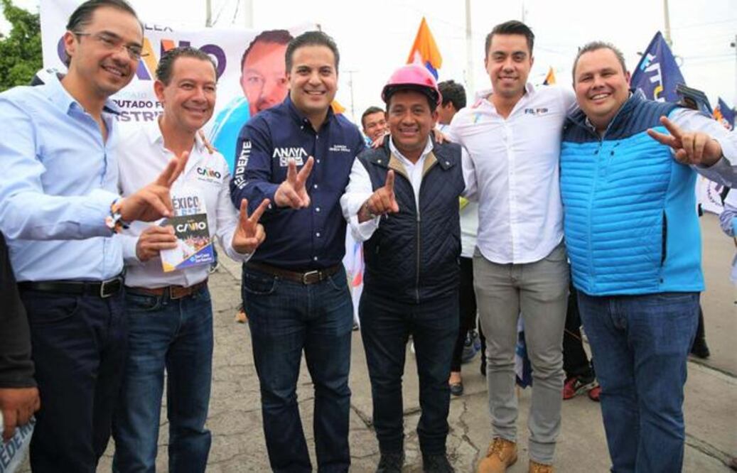 De visita por el estado, el líder del PAN dijo que su candidato presidencial se encuentra “entre 7 a 9 puntos del puntero, lo que no están diciendo los encuestadores es que la mitad de la gente no está contestando”. / Foto: Especial