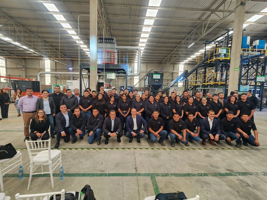 Imbera inaugura en Querétaro un reactor de reciclaje de poliuretano. Foto: Mitzi Olvera