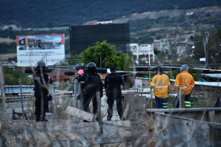 Así fue el desalojo de 261 lotes en el predio “La Cuadrilla Juriquilla”