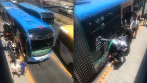 Hombre es golpeado por camión en Paseo 5 de Febrero