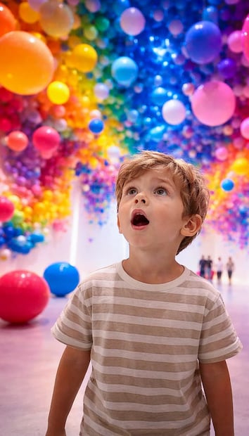 La exhibición japonesa permite despertar la imaginación a través de los colores, figuras y arte abstracto. Foto: humanjapan.us