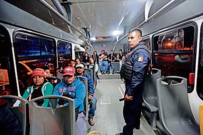 Van 100 robos a transporte público en lo que va del año