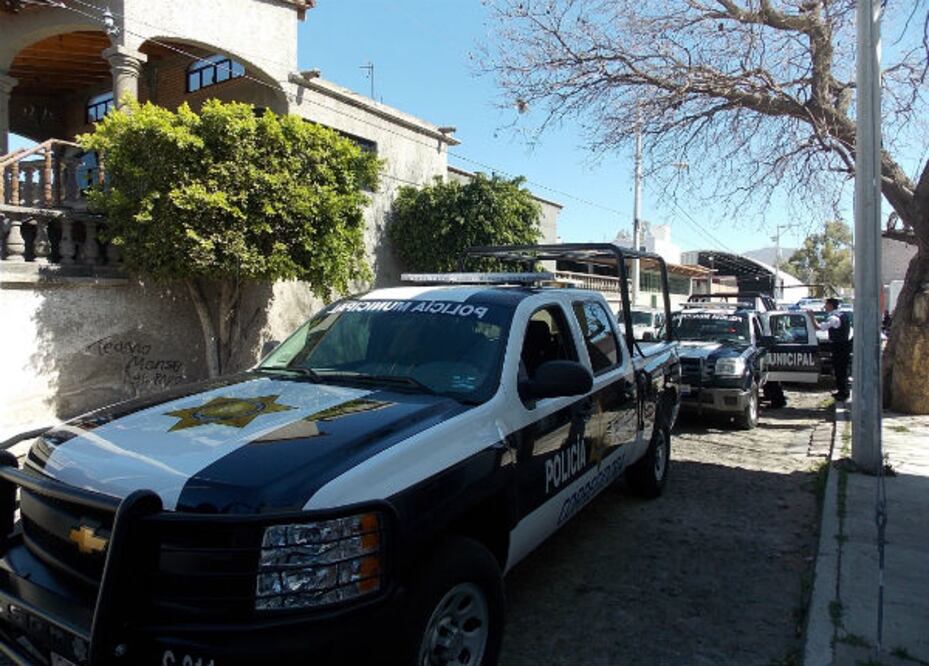 Movilización policiaca en Corregidora