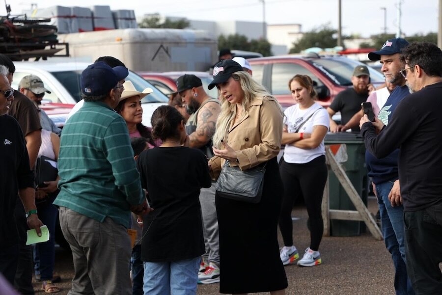 LLEGAN CINCO DE CONNACIONALES A LAREDO TEXAS QUE VIAJARAN EN LA 18AVA ED DE LA CARAVANA MIGRANTE LA CUAL SALE MAÑANA DE ESTE JUEVES FOTO: ESPECIAL