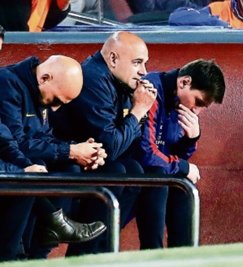 Tito Vilanova descarta lesión de Messi