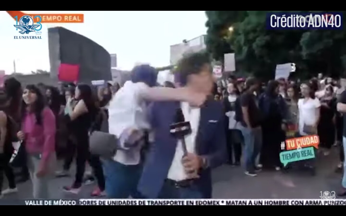 Dictan prisión preventiva a “El Chupas”, agresor de reportero en marcha de mujeres