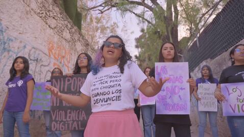 Prania Esponda, la rapera que canta contra la violencia digital