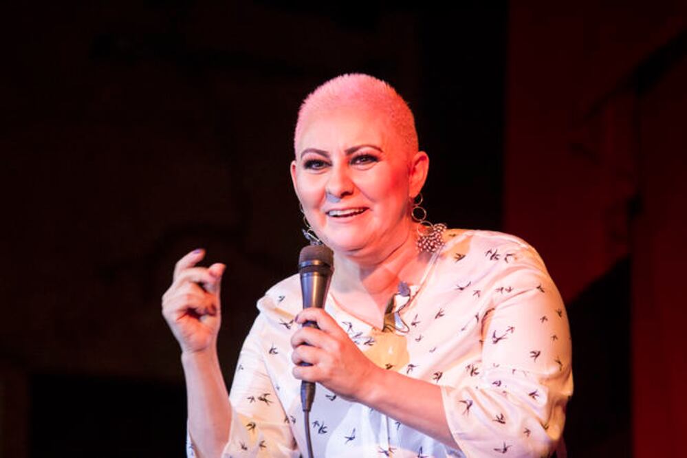 Además de provocar risas, Paty invitó al público a hacerse revisiones preventivas.