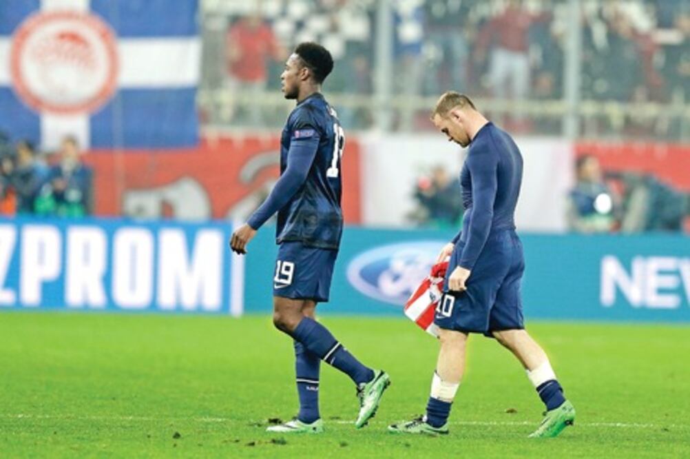 El peor partido del ‘ManU’ en Europa