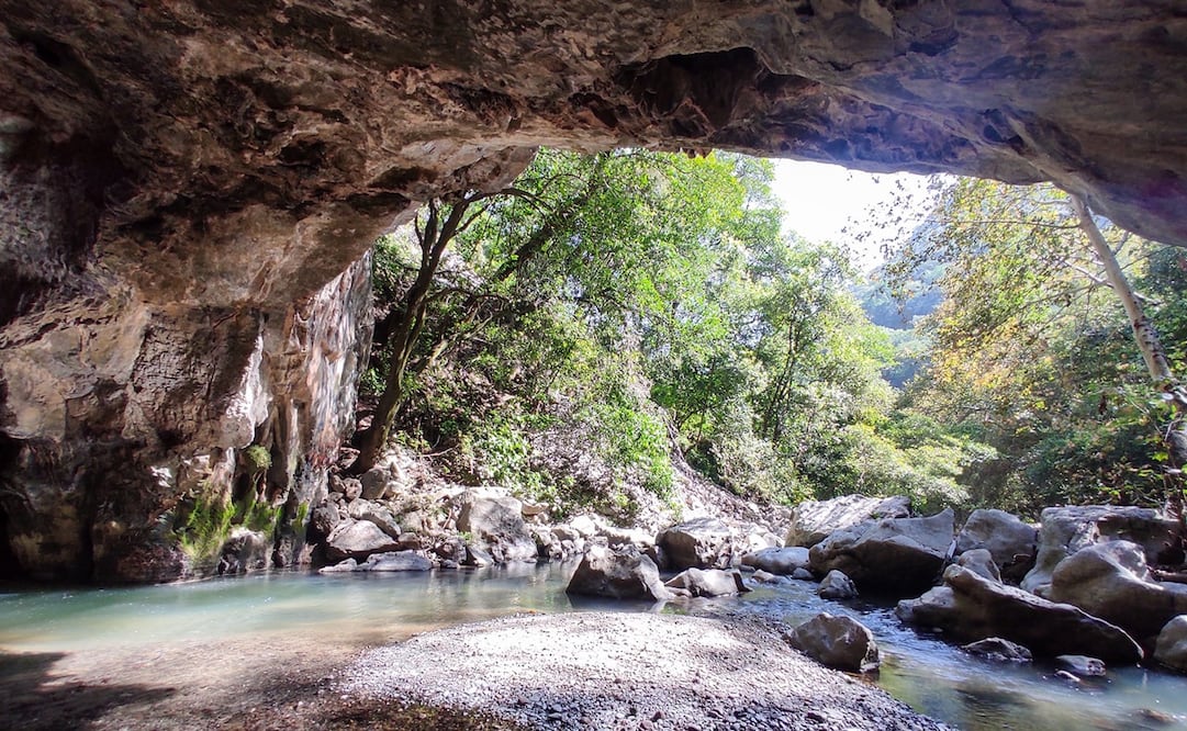 Cueva de Agua en Jalpan de Serra, Querétaro. Foto: Fb@DATOS