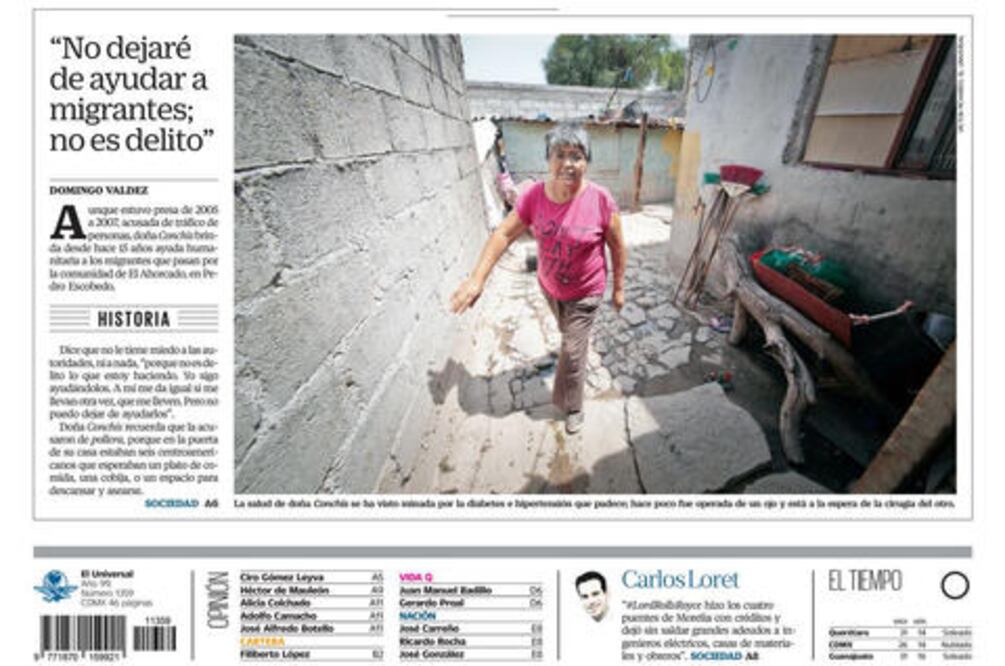 Doña Conchis recibirá presea Nelson Mandela