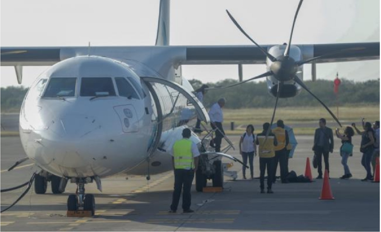 Aeronave se convierte en avión presidencial por un día