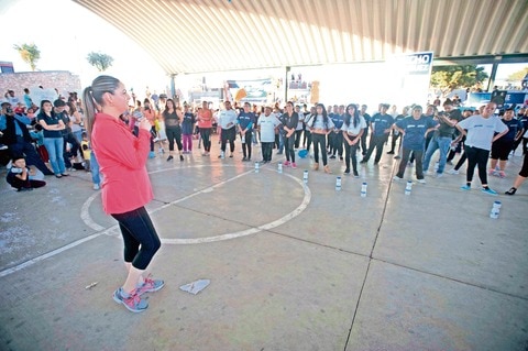 Difunden la actividad física entre familias queretanas