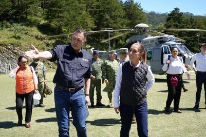 Claudia Sheinbaum recorre la Sierra Gorda de Querétaro junto a Mauricio Kuri