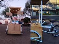 Roban el carrito de libros de Jair Guzmán, emprendedor queretano; pide apoyo para localizarlo