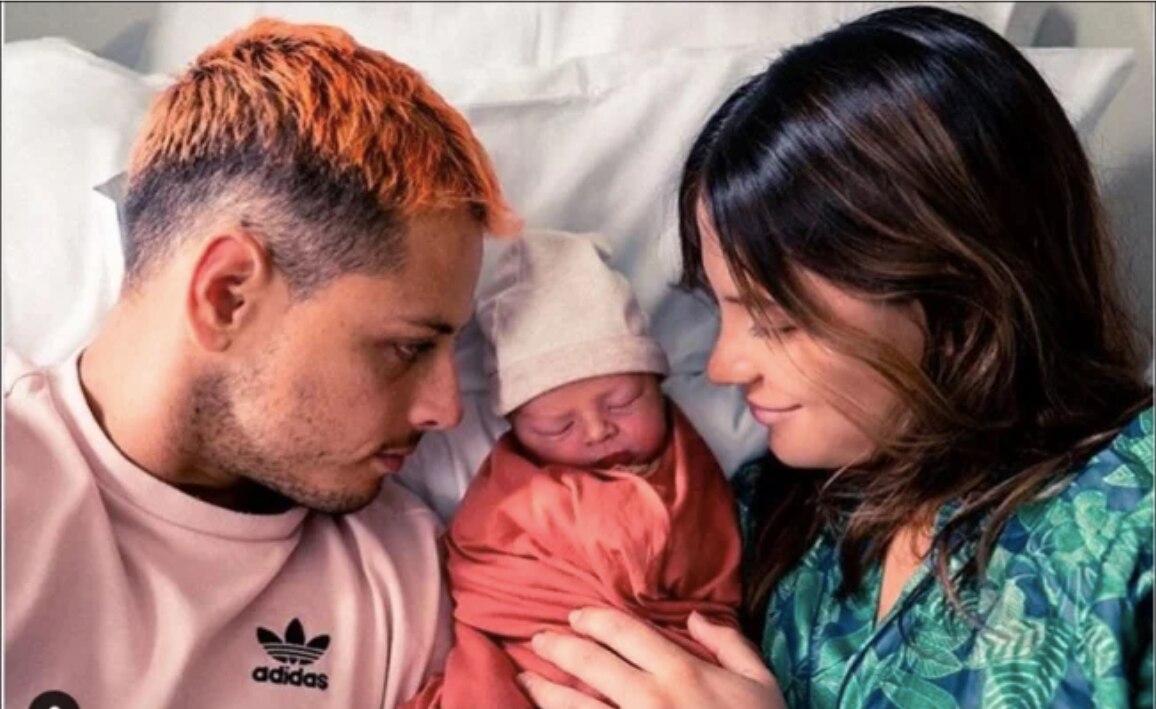 Nace el primer hijo de Javier "Chicharito" Hernández
