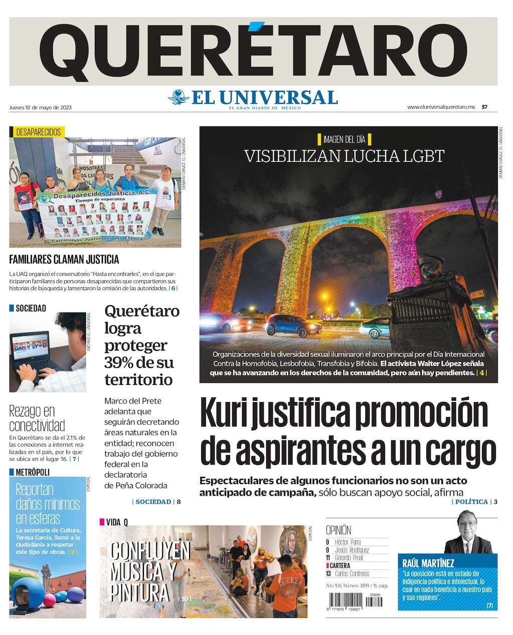 Portada 18 de mayo de 2023