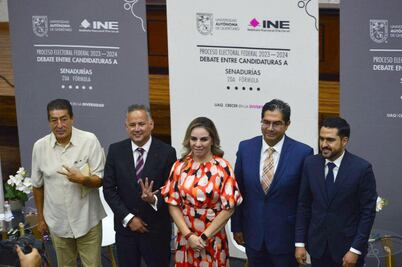 Santiago Nieto y Agustín Dorantes intercambian acusaciones  durante debate