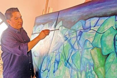 Pese a obstáculos,  Chava  logró ser pintor