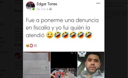 Despiden a policía que se burló de su expareja por denunciarlo