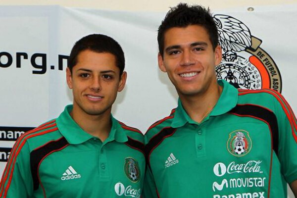 'Chicharito' y Moreno dejan de lado rumores