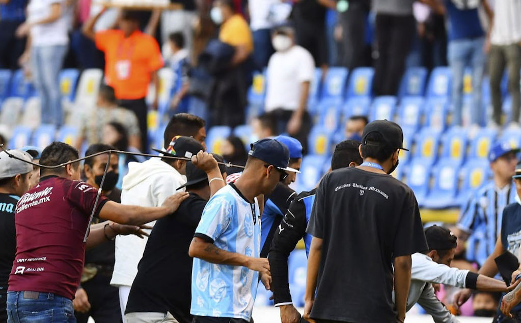 Siguen identificando y procesando a presuntos agresores del estadio Corregidora 