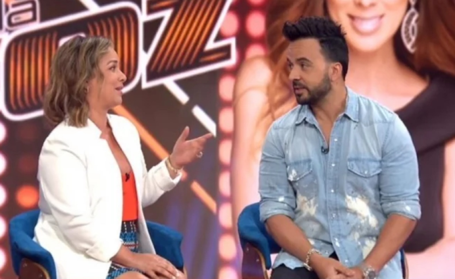 Así fue el reencuentro entre Adamari López y Luis Fonsi