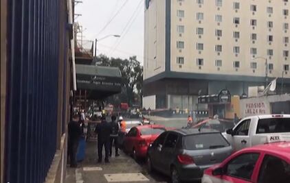 Se abre socavón en la colonia Centro de la CDMX