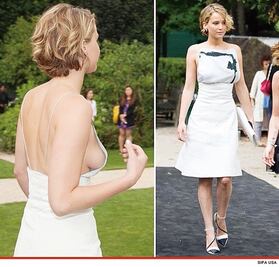 Jennifer Lawrence enseña de más