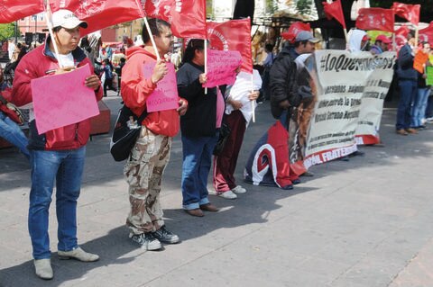 Antorchistas exigen servicios a 5 meses de ocupar terreno