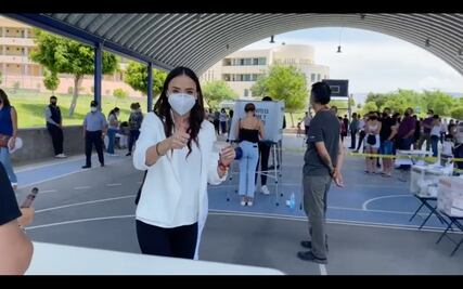 "Hay unidad en el PRI, este 6 de junio", dice María Alemán al emitir su voto