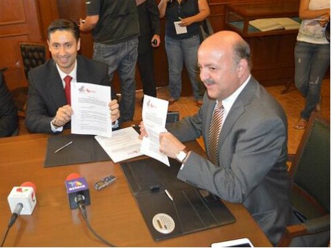 Firman convenio TSJ y CEDH