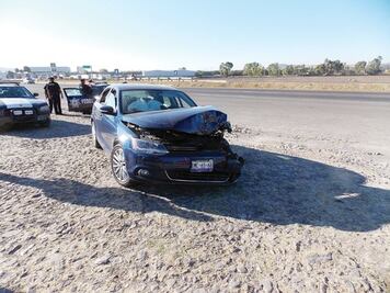 Carambola deja una persona lesionada