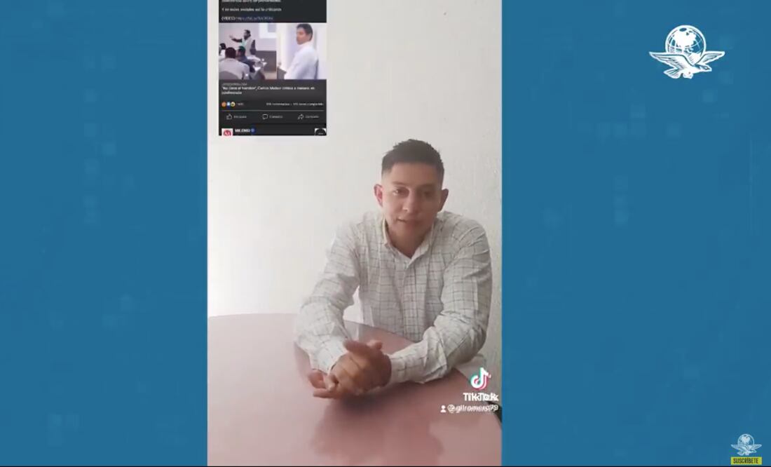 Mesero responde con burlas al influencer Carlos Muñoz