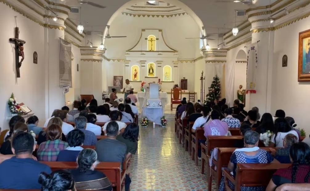 Misa de cuerpo presente de la niña Elena (30/12/2025). Foto: Alberto López Morales / EL UNIVERSAL