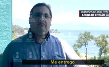 Revelan video previo a la detención de Javier Duarte