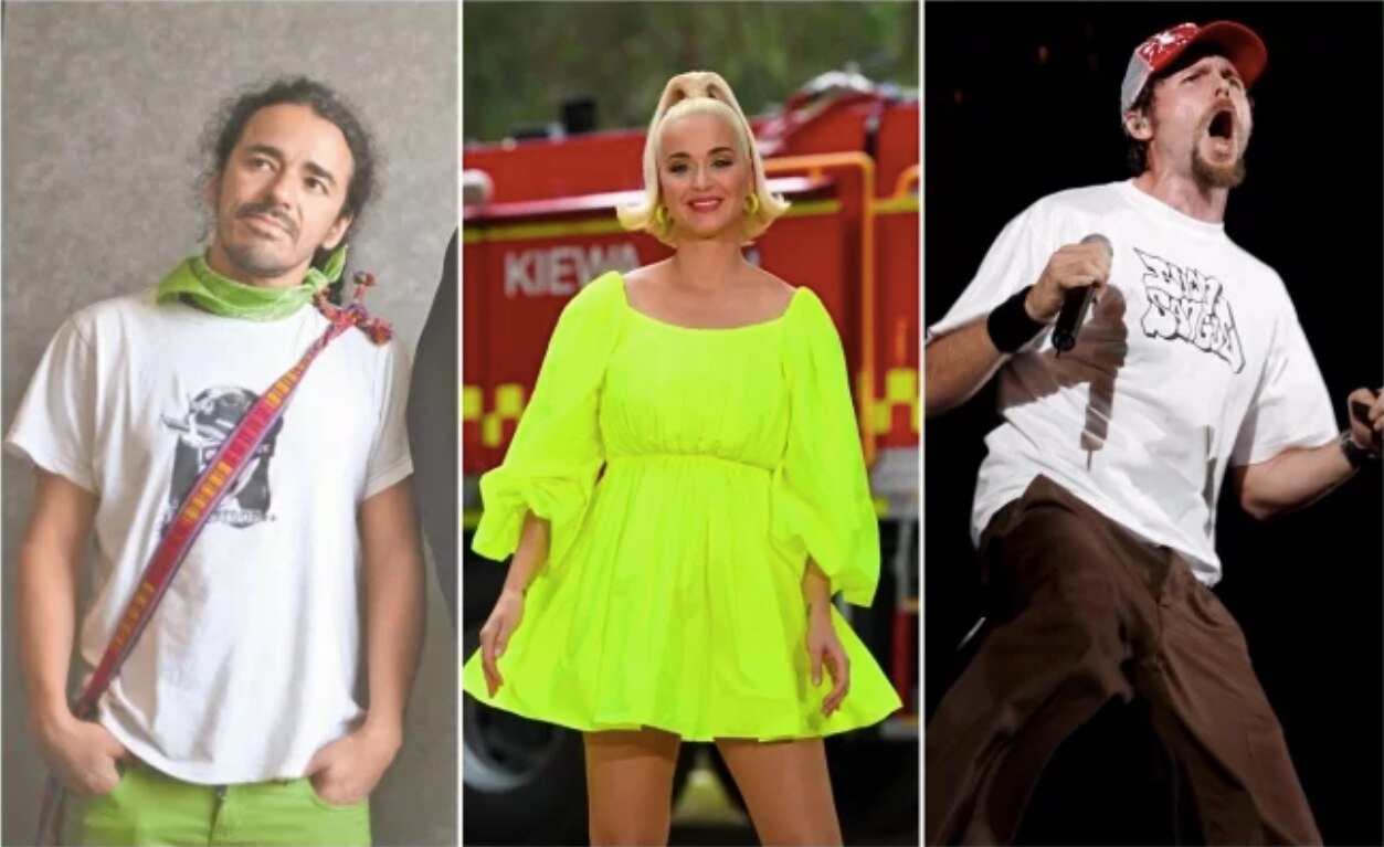 Café Tacvba, Katy Perry y Jovanotti. Fotos: EFE y archivo