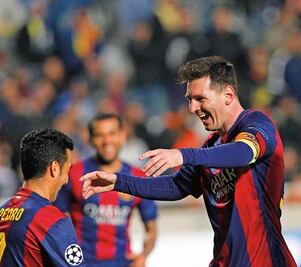 Récord goleador de Messi en Champions